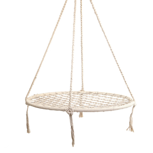 Hammock Chair Outdoor Tree Swing Nest Web Hanging Seat 100cm